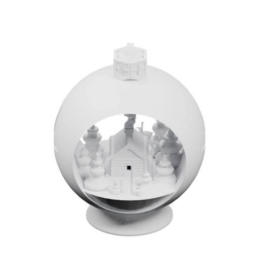 Ретро новогодний шар-1