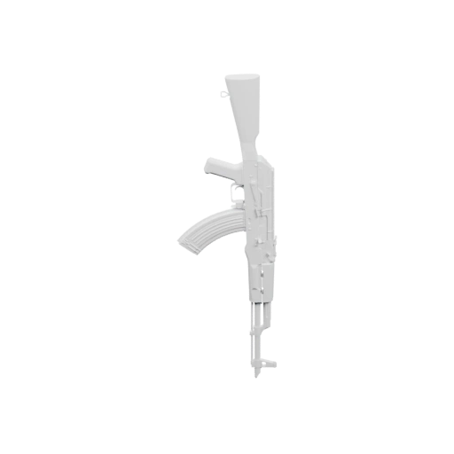 Пистолет с прицелом и магазином