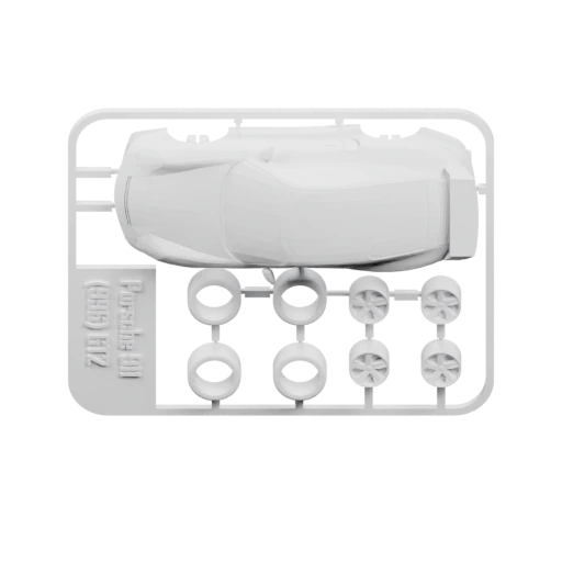 Кузов автомобиля с деталями