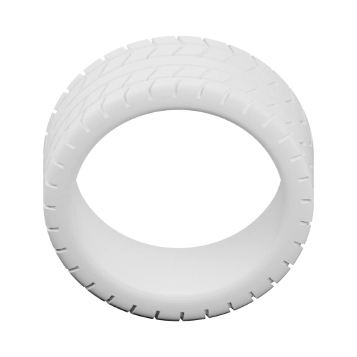 Шинный диск с рифленой поверхностью