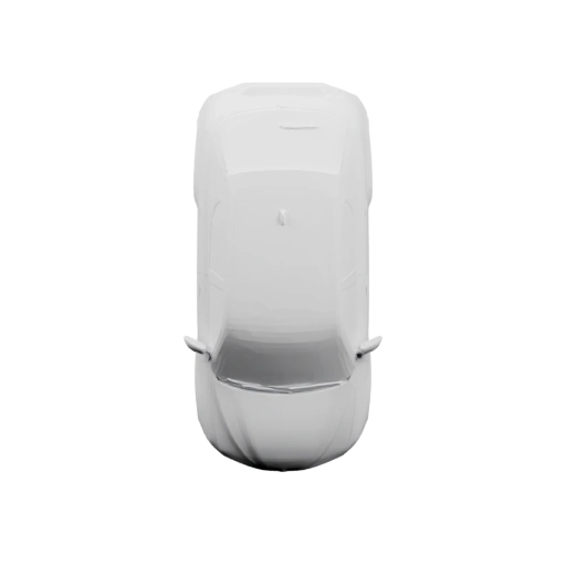 Вид сверху на автомобиль