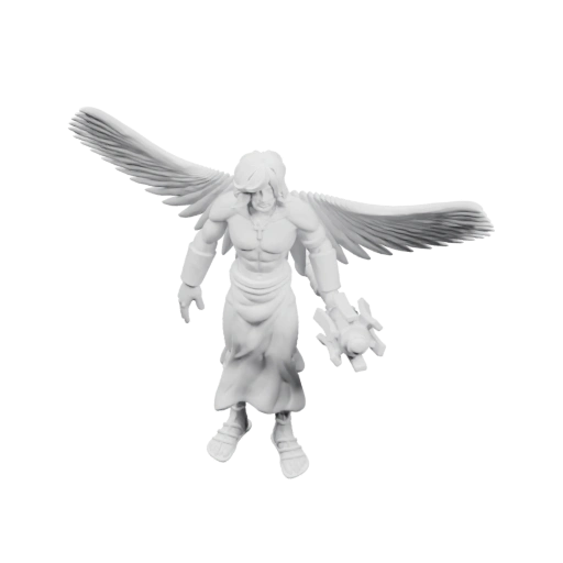 Ангел с расправленными крыльями