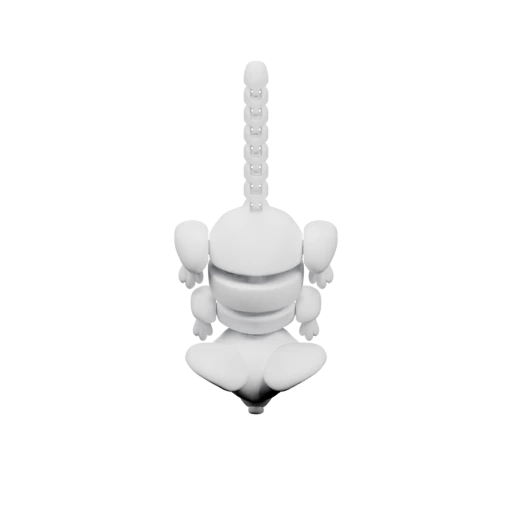 Анатомическая модель с открытыми отверстиями