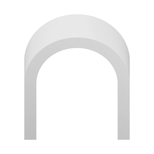Арочный проем с гладкими краями