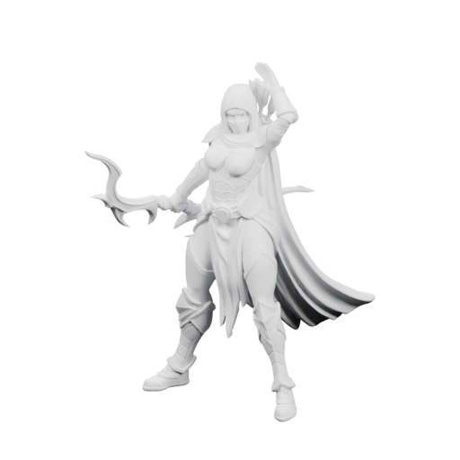 Стрелок в плаще, держащий лук