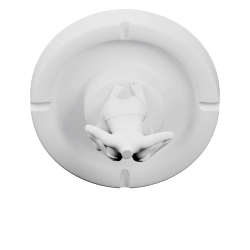 Фигурка женщины в центре аштрака