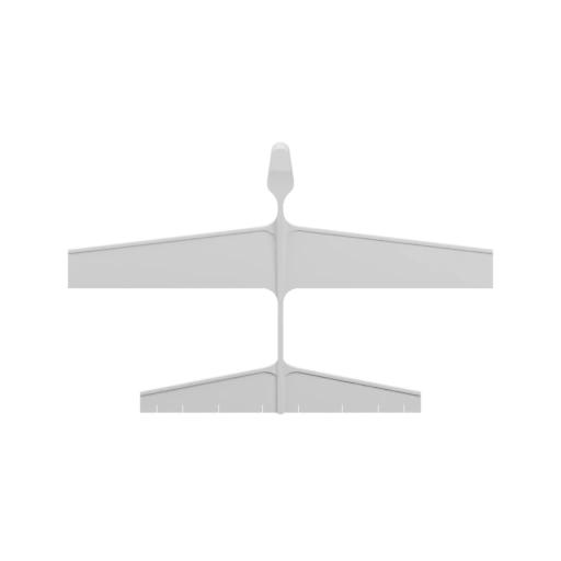 Симметричная структура с крыльями и хвостом