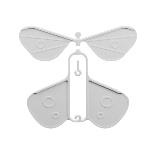 Бабочка с детализированными крыльями