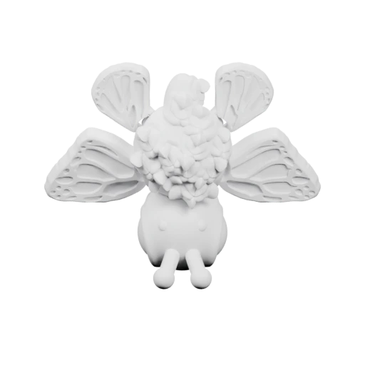 Скульптура в форме бабочки