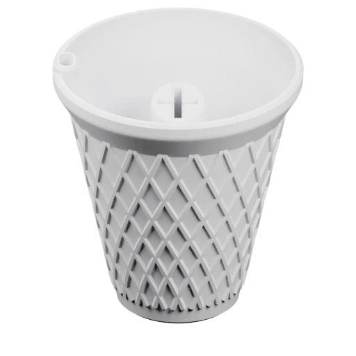 Банка для мусора с решёткой