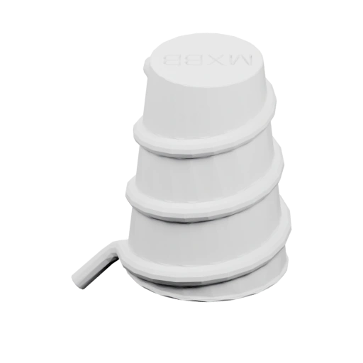 Круглая с вертикальными ребрами