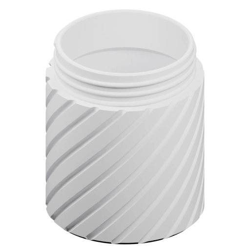 Цилиндрическая емкость с рифленым корпусом