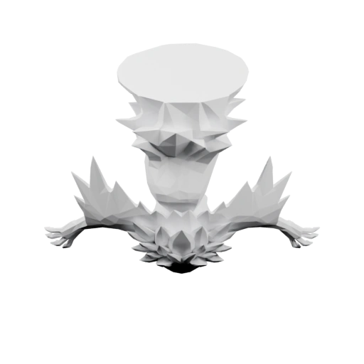 Призрачное существо с длинными волосами