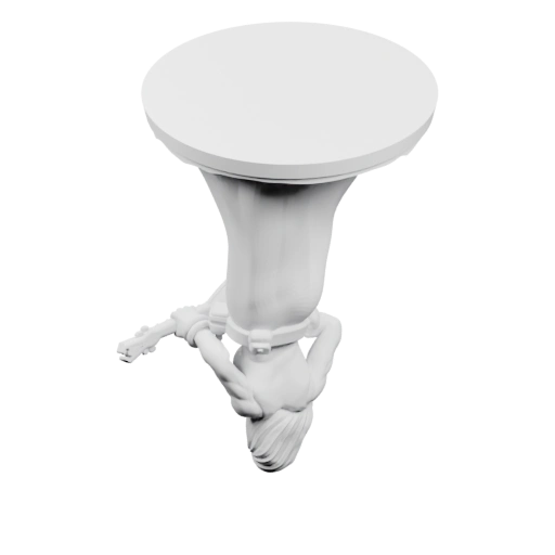 Бард сидит на столе