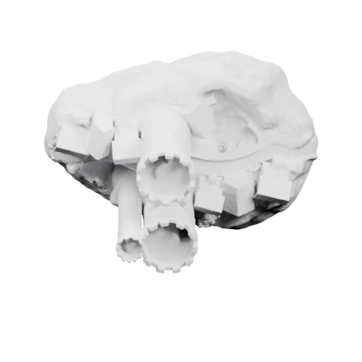 Сложная архитектура с многочисленными отверстиями