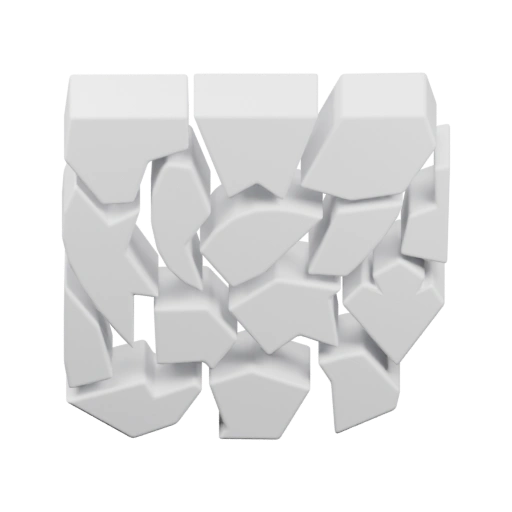 Разбитый каменный блок