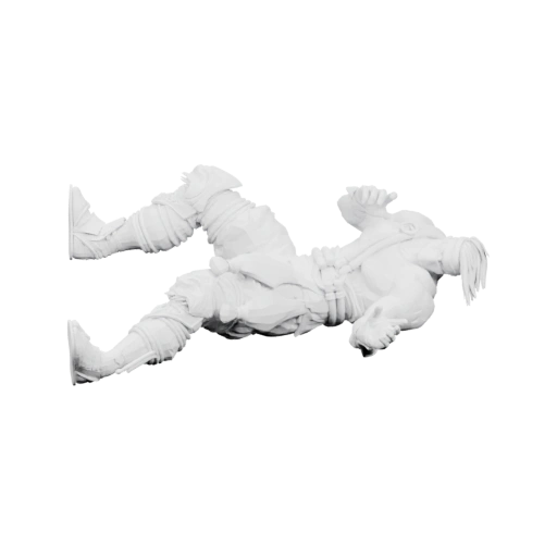 Статуя воина в динамичной позе