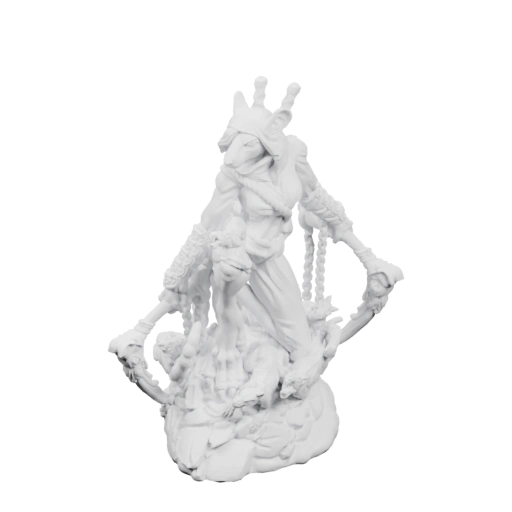 Динамичный воин с оружием