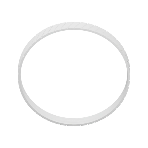 Платиновый браслет с гладкой поверхностью