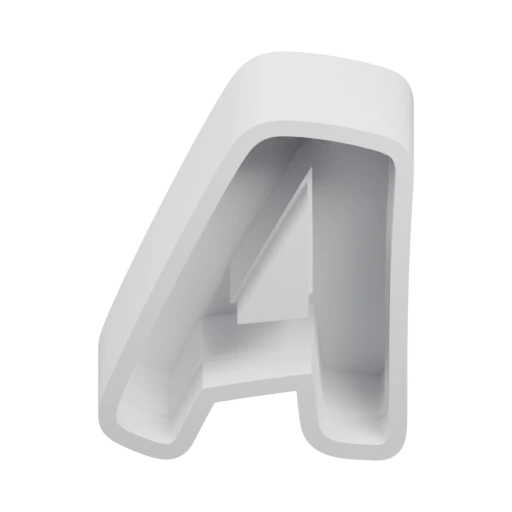 Стильная 3D буква Z