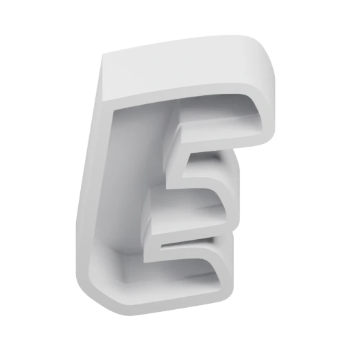 Трёхмерная буква D