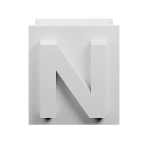 Стилизованная буква N