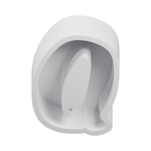 Структурная 3D модель буквы Q