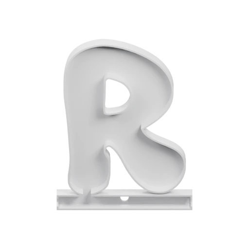 Символ Q в 3D-форме