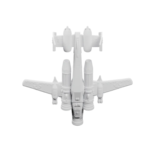 Летающий аппарат с двумя двигателями