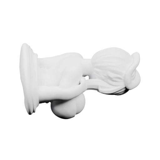 Сидящая фигура в позе отдыха