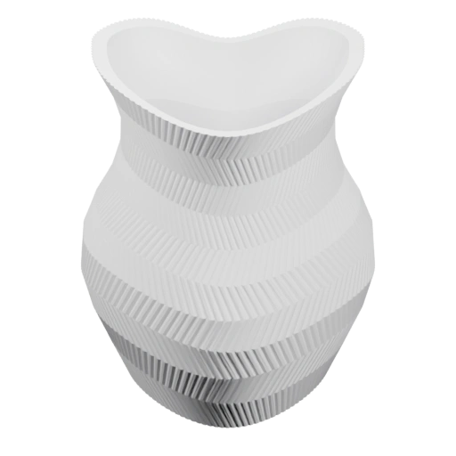 Симметричная форма с рельефными полосами