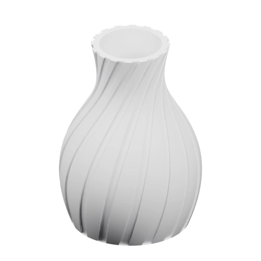 Стильная ваза с изогнутыми линиями