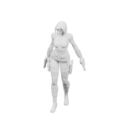 Бойцовая фигура в боевой позе