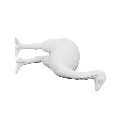 Крупный птицей с длинным шеей