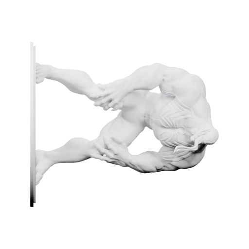 Мускулистый персонаж в динамичной позе