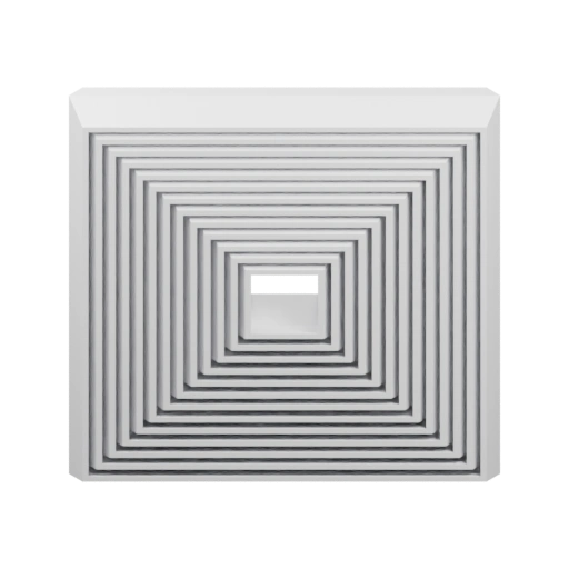 Квадратная решетка с радиальными каналами