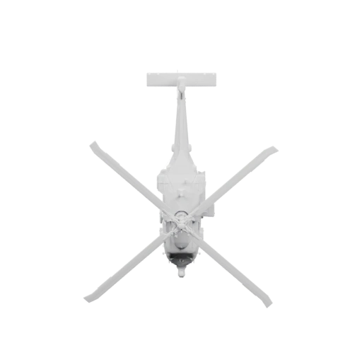 Вертолет с крестообразными лопастями