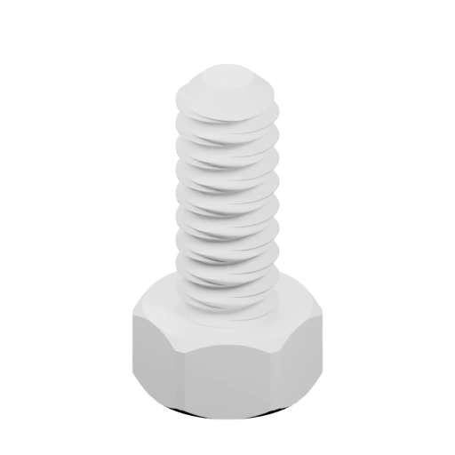 Гайка с резьбой и головкой