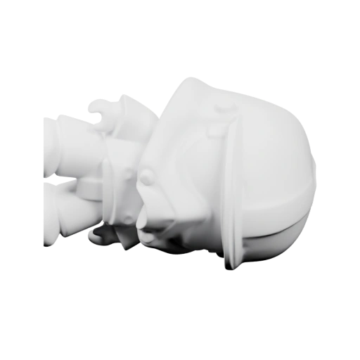 Воин в защитном снаряжении