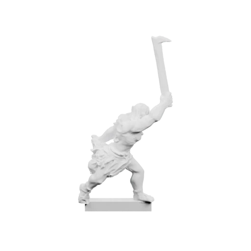 Воин с мечом на постаменте