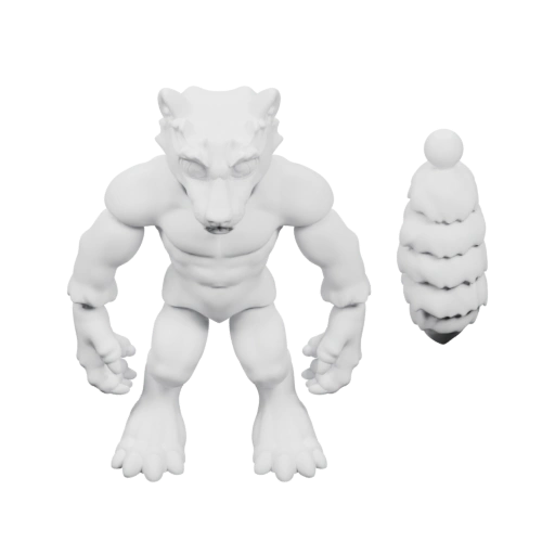 Мутант с волчьими чертами