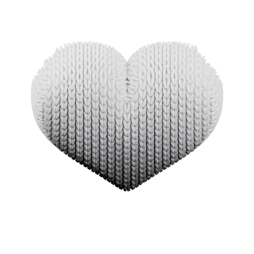 Круглая вязаная корзина