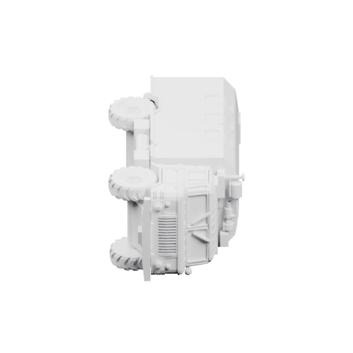 Грузовик с прицепом и грузом