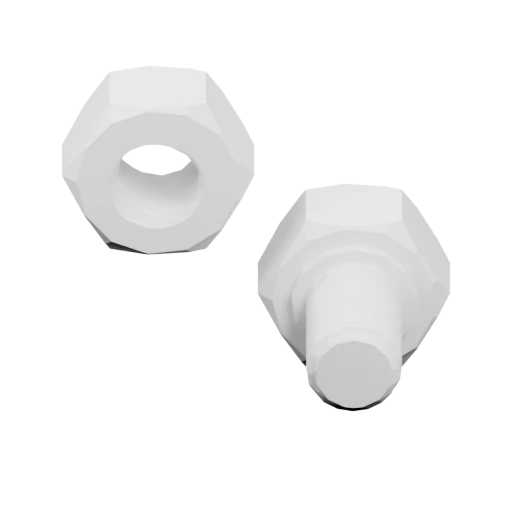 Гаечный винт с резьбой