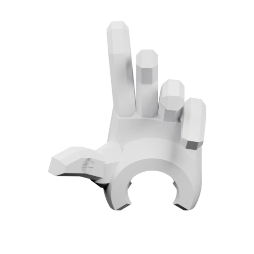 Абстрактная рука с пальцами