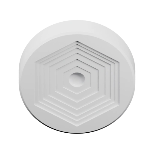 Круглый объект с радиальными вырезами