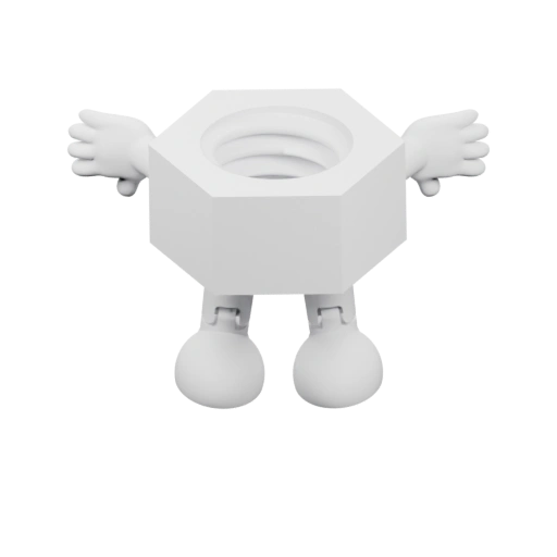 3D персонаж в стиле