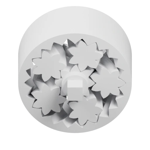 Легкий, многогранный сосуд