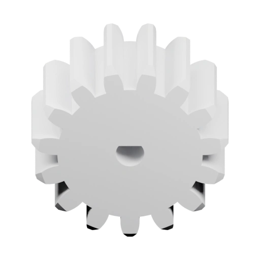 Шестерня с зубьями и центральным отверстием