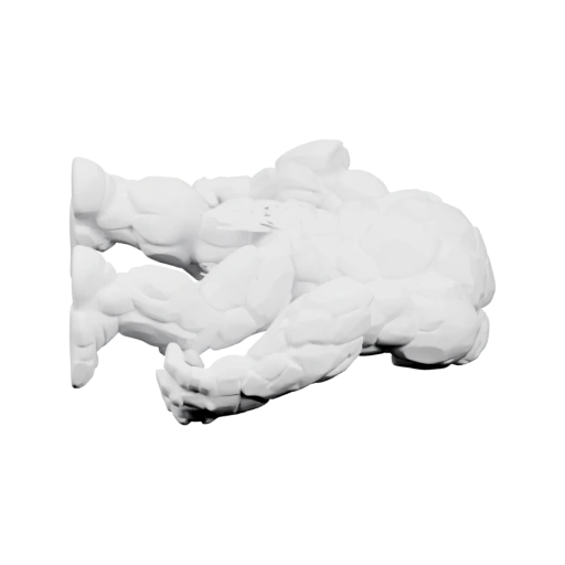 Массивная фигура с мощными конечностями